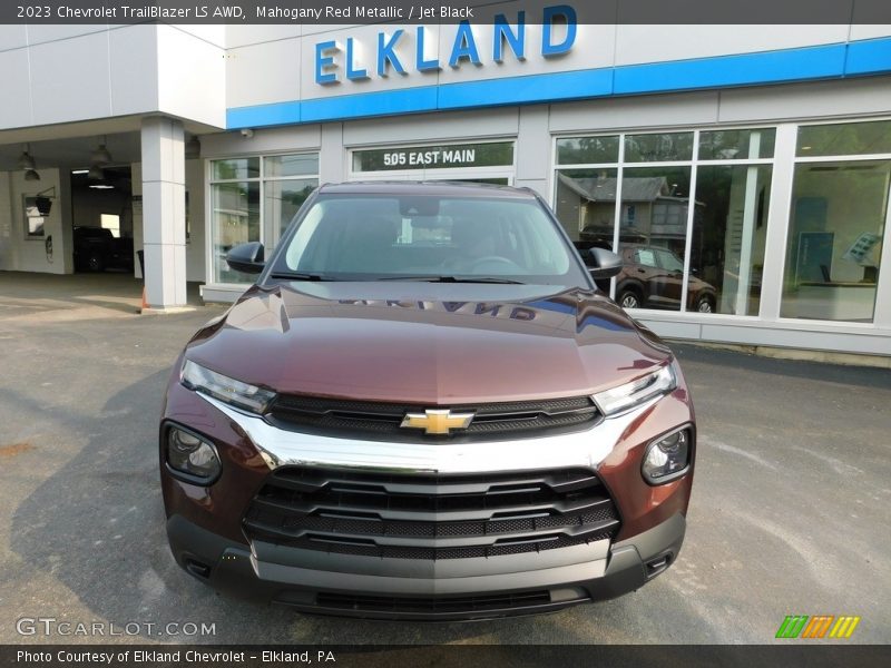 Mahogany Red Metallic / Jet Black 2023 Chevrolet TrailBlazer LS AWD