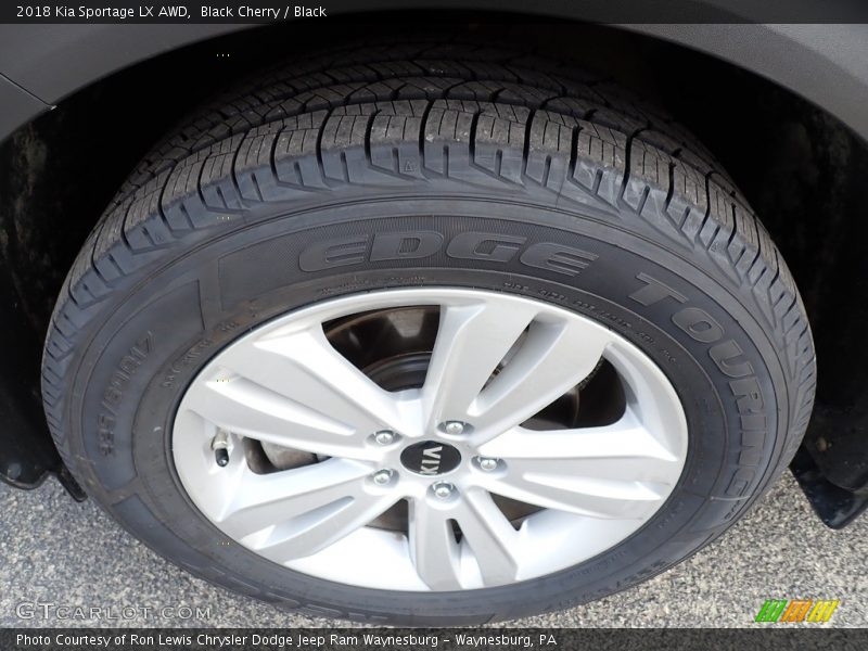 Black Cherry / Black 2018 Kia Sportage LX AWD