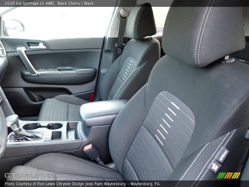 Black Cherry / Black 2018 Kia Sportage LX AWD
