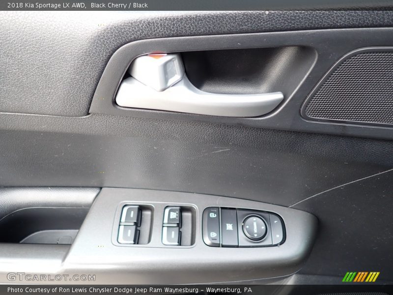 Black Cherry / Black 2018 Kia Sportage LX AWD