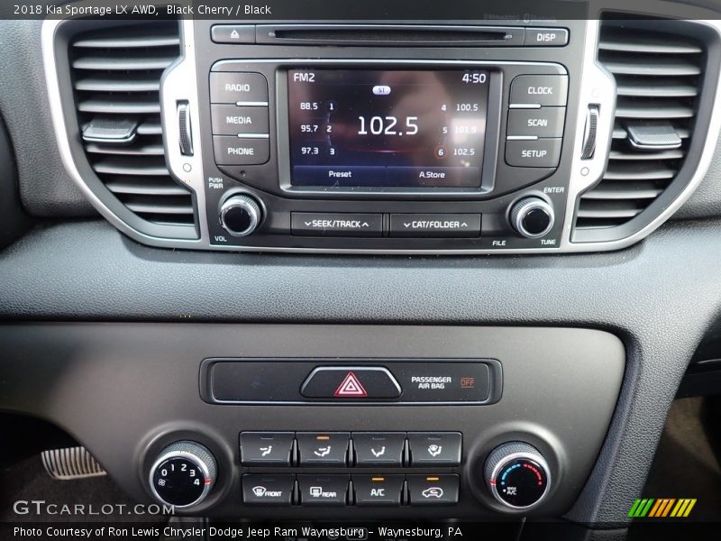 Black Cherry / Black 2018 Kia Sportage LX AWD