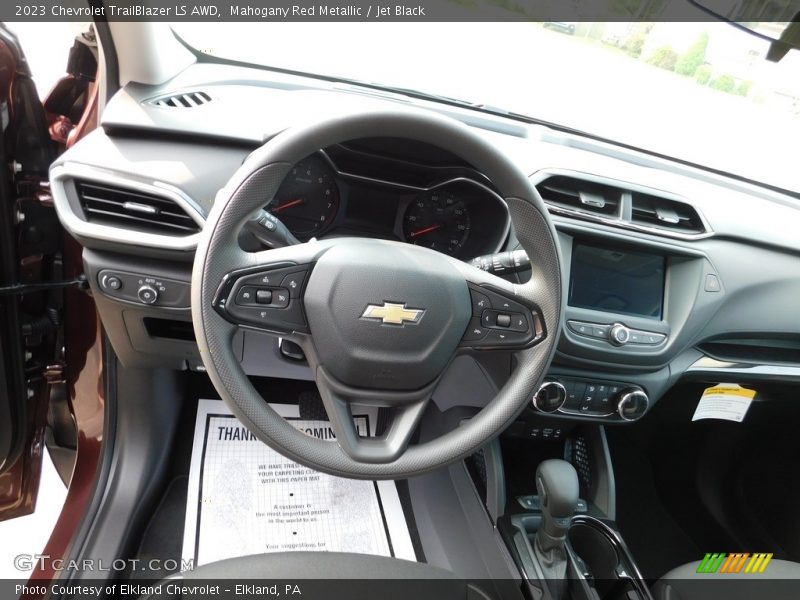 Dashboard of 2023 TrailBlazer LS AWD