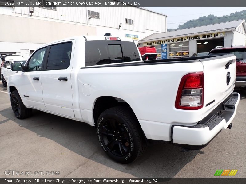Bright White / Black 2023 Ram 1500 Big Horn Night Edition Crew Cab 4x4