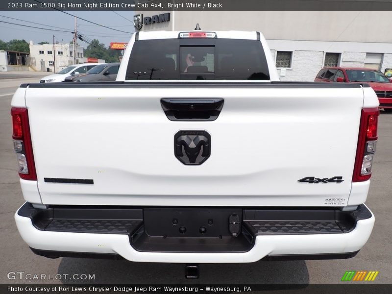 Bright White / Black 2023 Ram 1500 Big Horn Night Edition Crew Cab 4x4