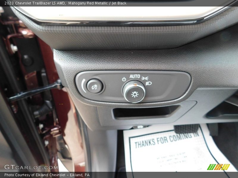 Controls of 2023 TrailBlazer LS AWD