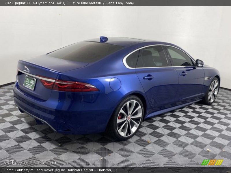Bluefire Blue Metallic / Siena Tan/Ebony 2023 Jaguar XF R-Dynamic SE AWD