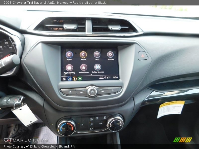 Mahogany Red Metallic / Jet Black 2023 Chevrolet TrailBlazer LS AWD