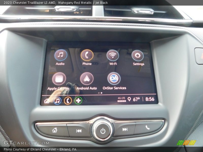 Mahogany Red Metallic / Jet Black 2023 Chevrolet TrailBlazer LS AWD