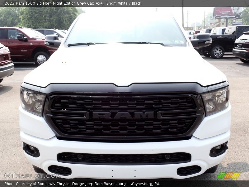Bright White / Black 2023 Ram 1500 Big Horn Night Edition Crew Cab 4x4