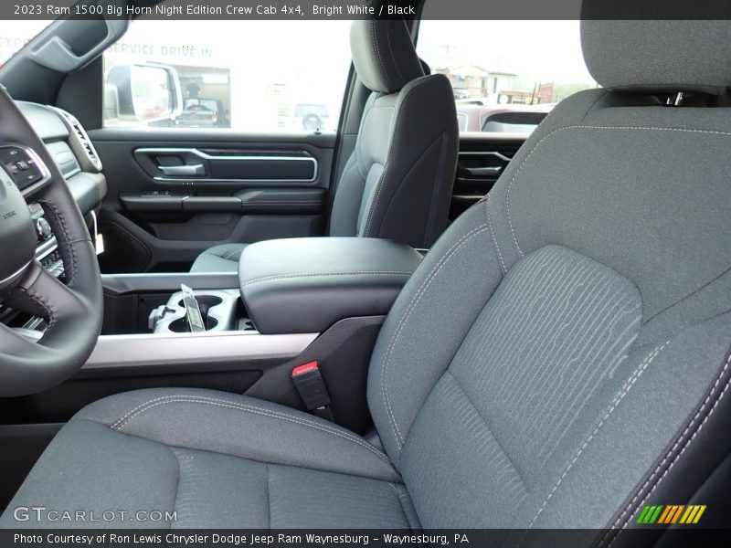 Bright White / Black 2023 Ram 1500 Big Horn Night Edition Crew Cab 4x4
