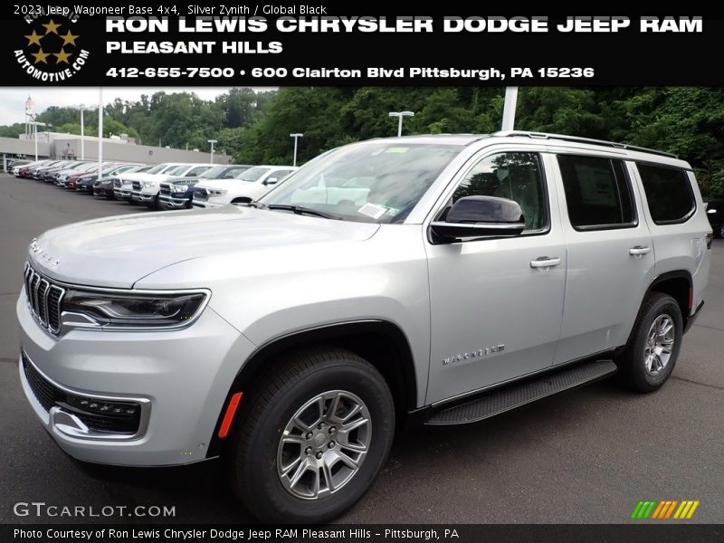Silver Zynith / Global Black 2023 Jeep Wagoneer Base 4x4