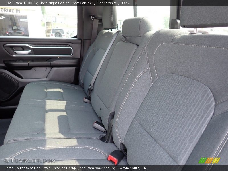 Bright White / Black 2023 Ram 1500 Big Horn Night Edition Crew Cab 4x4