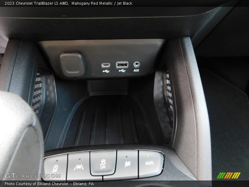 Mahogany Red Metallic / Jet Black 2023 Chevrolet TrailBlazer LS AWD