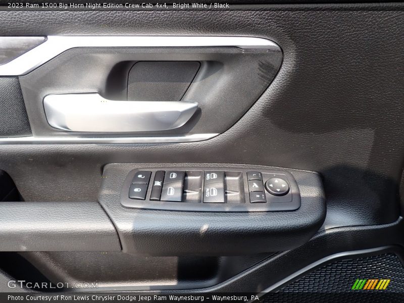 Bright White / Black 2023 Ram 1500 Big Horn Night Edition Crew Cab 4x4