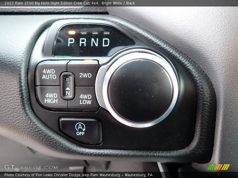  2023 1500 Big Horn Night Edition Crew Cab 4x4 8 Speed Automatic Shifter