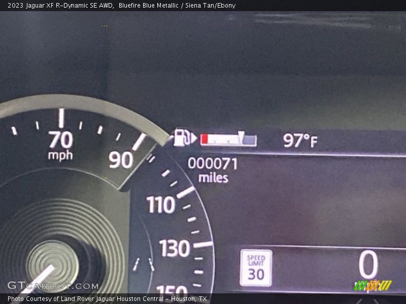 Bluefire Blue Metallic / Siena Tan/Ebony 2023 Jaguar XF R-Dynamic SE AWD