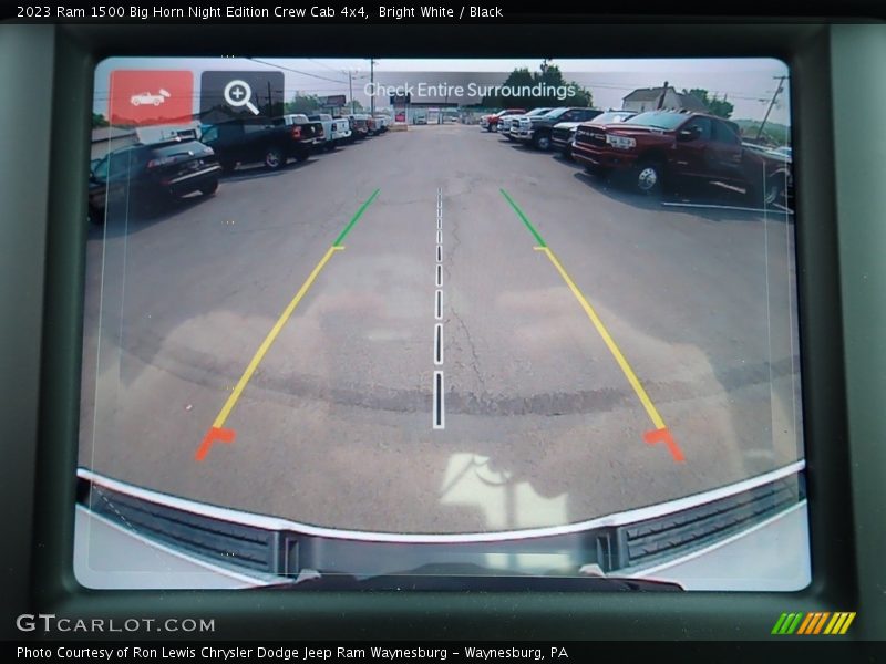 Bright White / Black 2023 Ram 1500 Big Horn Night Edition Crew Cab 4x4