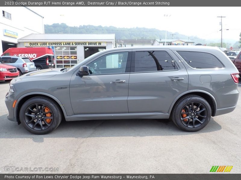  2023 Durango R/T Hemi Orange AWD Destroyer Gray