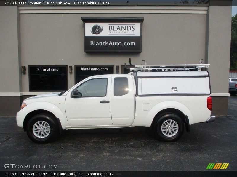 Glacier White / Beige 2020 Nissan Frontier SV King Cab 4x4