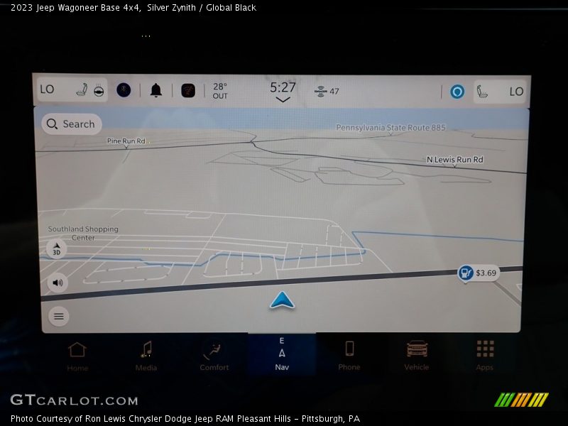 Silver Zynith / Global Black 2023 Jeep Wagoneer Base 4x4