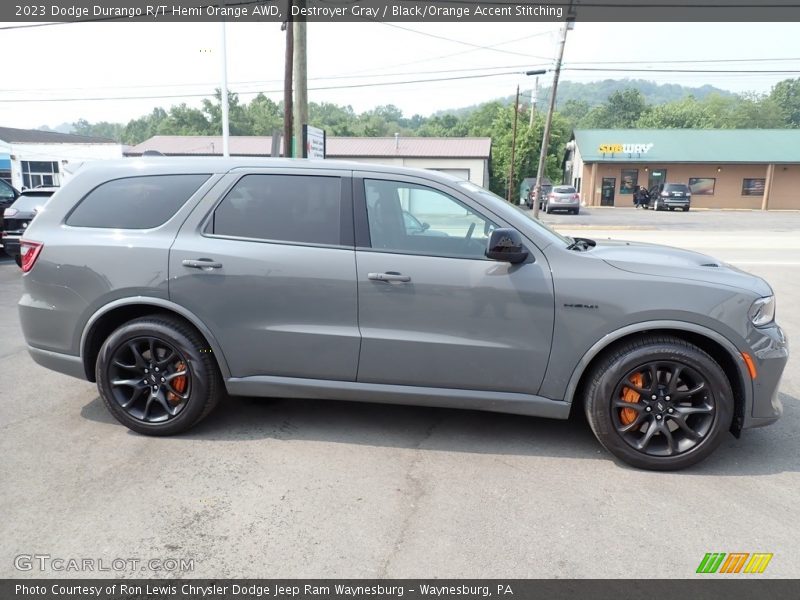  2023 Durango R/T Hemi Orange AWD Destroyer Gray