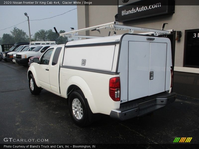 Glacier White / Beige 2020 Nissan Frontier SV King Cab 4x4
