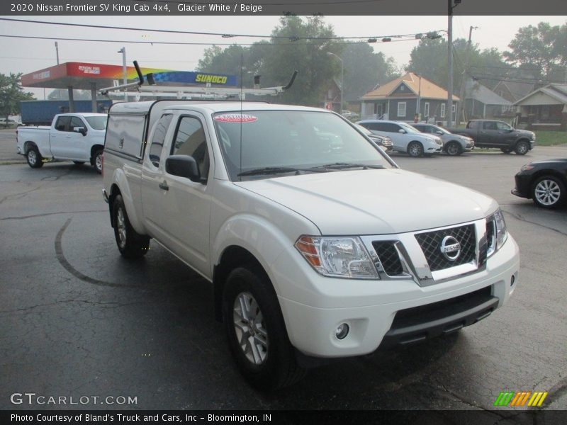 Glacier White / Beige 2020 Nissan Frontier SV King Cab 4x4