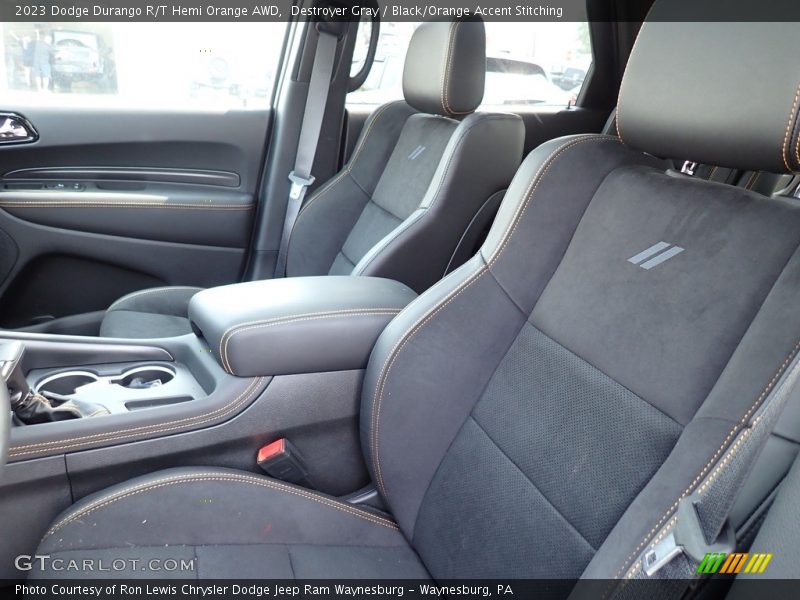 Front Seat of 2023 Durango R/T Hemi Orange AWD
