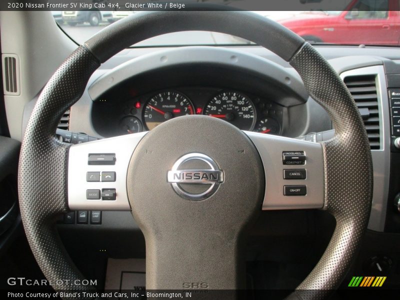 Glacier White / Beige 2020 Nissan Frontier SV King Cab 4x4