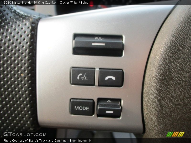 Glacier White / Beige 2020 Nissan Frontier SV King Cab 4x4