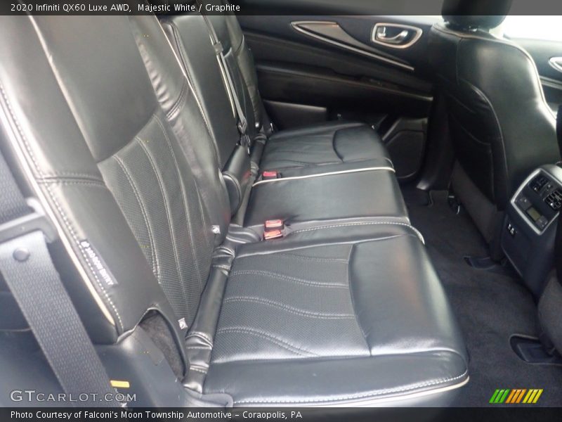 Rear Seat of 2020 QX60 Luxe AWD