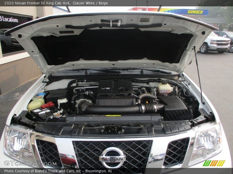 Glacier White / Beige 2020 Nissan Frontier SV King Cab 4x4