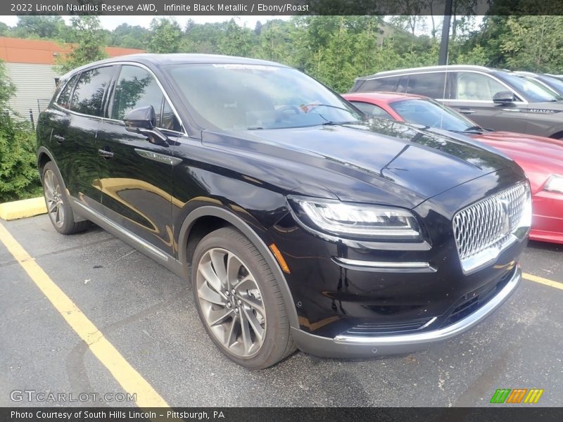 Infinite Black Metallic / Ebony/Roast 2022 Lincoln Nautilus Reserve AWD