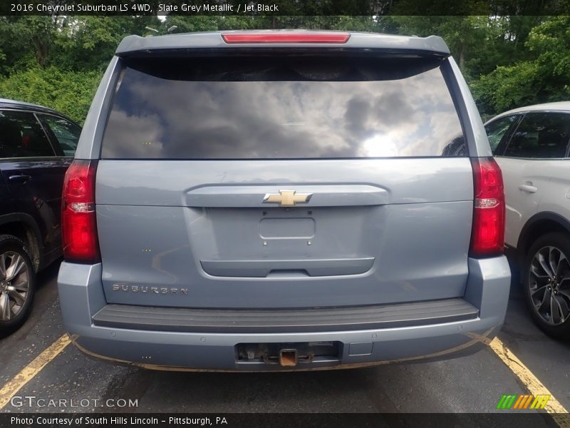 Slate Grey Metallic / Jet Black 2016 Chevrolet Suburban LS 4WD