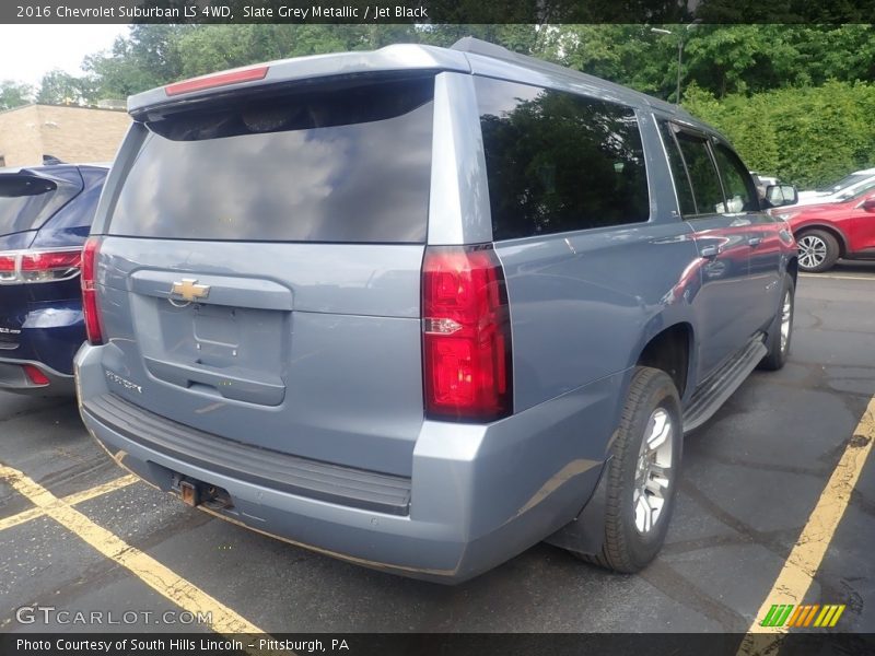 Slate Grey Metallic / Jet Black 2016 Chevrolet Suburban LS 4WD