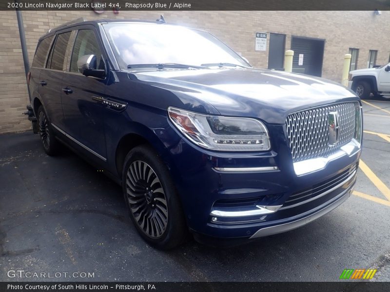 Rhapsody Blue / Alpine 2020 Lincoln Navigator Black Label 4x4