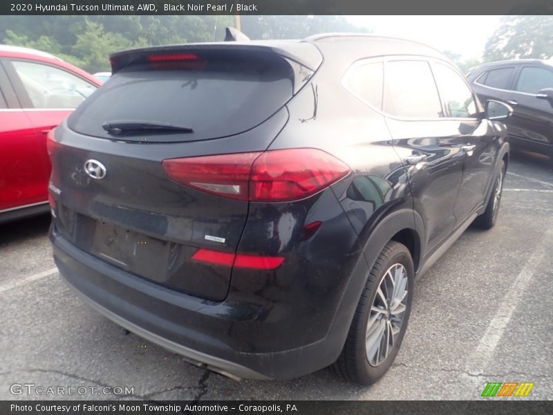 Black Noir Pearl / Black 2020 Hyundai Tucson Ultimate AWD