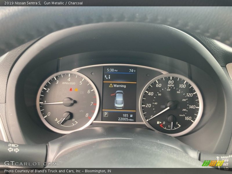  2019 Sentra S S Gauges