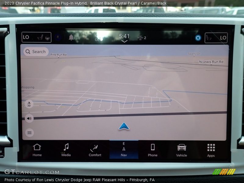 Brilliant Black Crystal Pearl / Caramel/Black 2023 Chrysler Pacifica Pinnacle Plug-In Hybrid