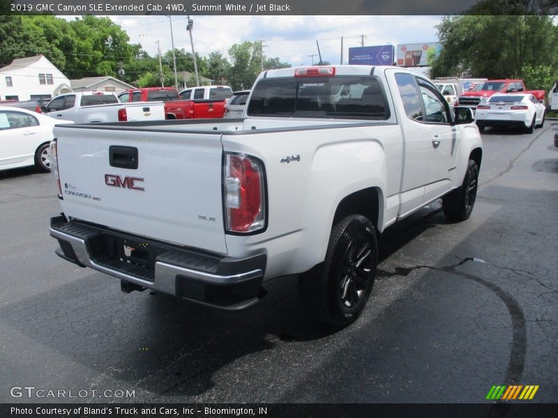 Summit White / Jet Black 2019 GMC Canyon SLE Extended Cab 4WD