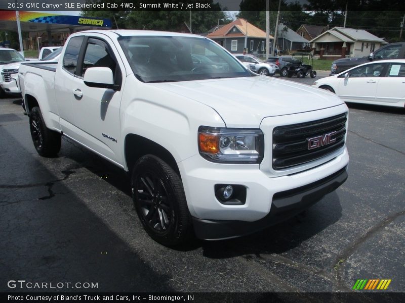 Summit White / Jet Black 2019 GMC Canyon SLE Extended Cab 4WD