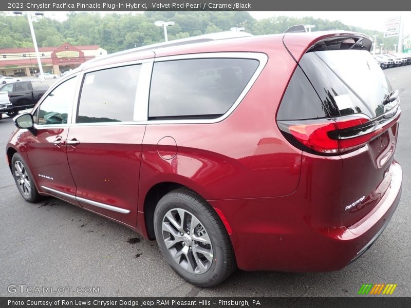 Velvet Red Pearl / Caramel/Black 2023 Chrysler Pacifica Pinnacle Plug-In Hybrid