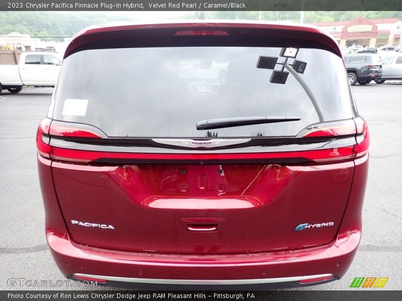 Velvet Red Pearl / Caramel/Black 2023 Chrysler Pacifica Pinnacle Plug-In Hybrid