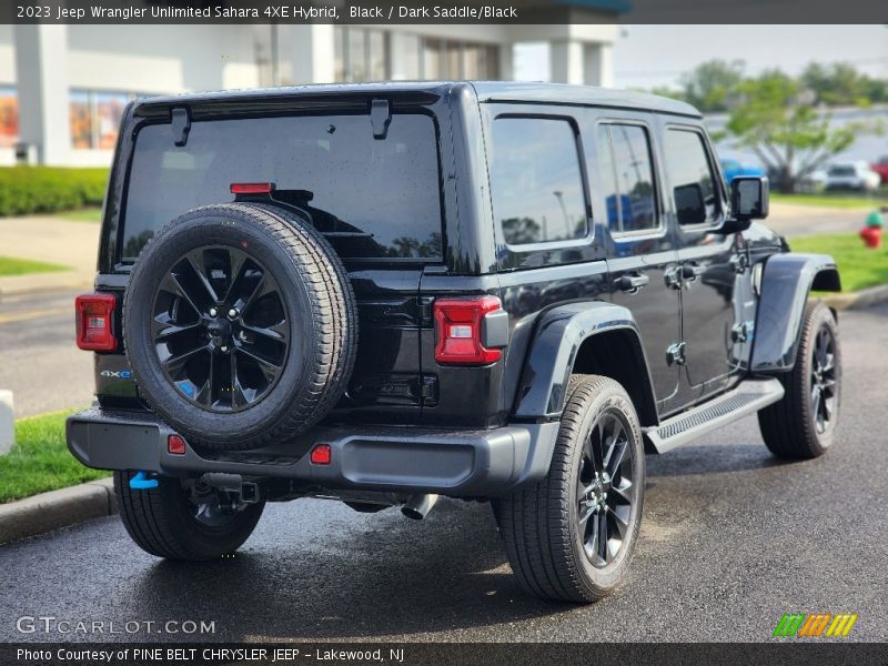 Black / Dark Saddle/Black 2023 Jeep Wrangler Unlimited Sahara 4XE Hybrid