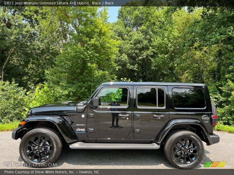  2023 Wrangler Unlimited Sahara 4XE Hybrid Black