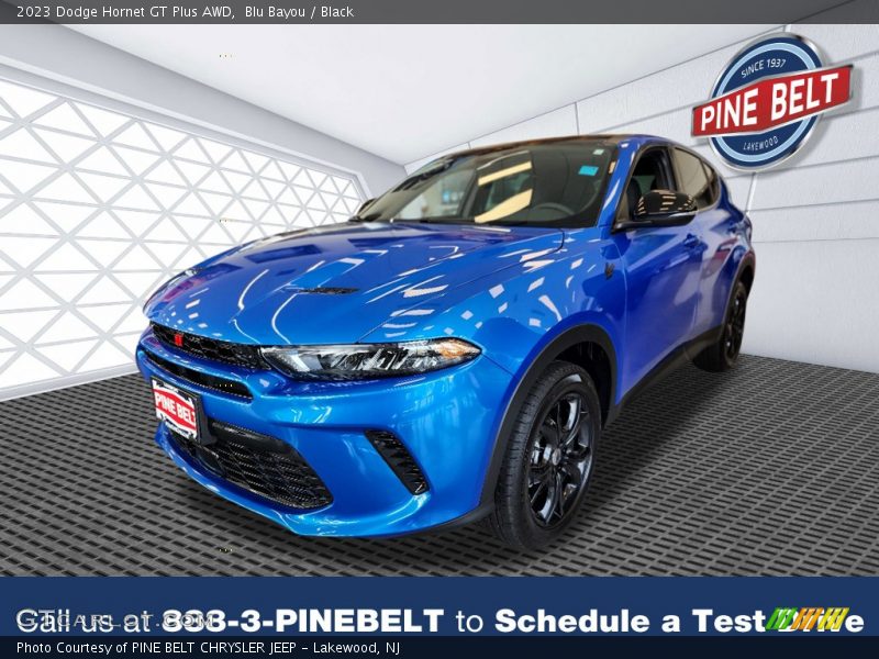 Blu Bayou / Black 2023 Dodge Hornet GT Plus AWD