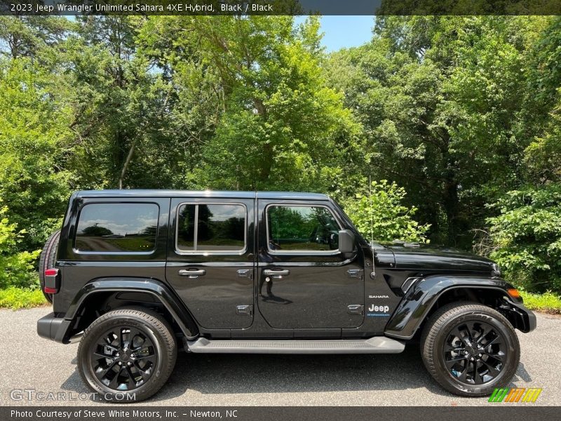  2023 Wrangler Unlimited Sahara 4XE Hybrid Black