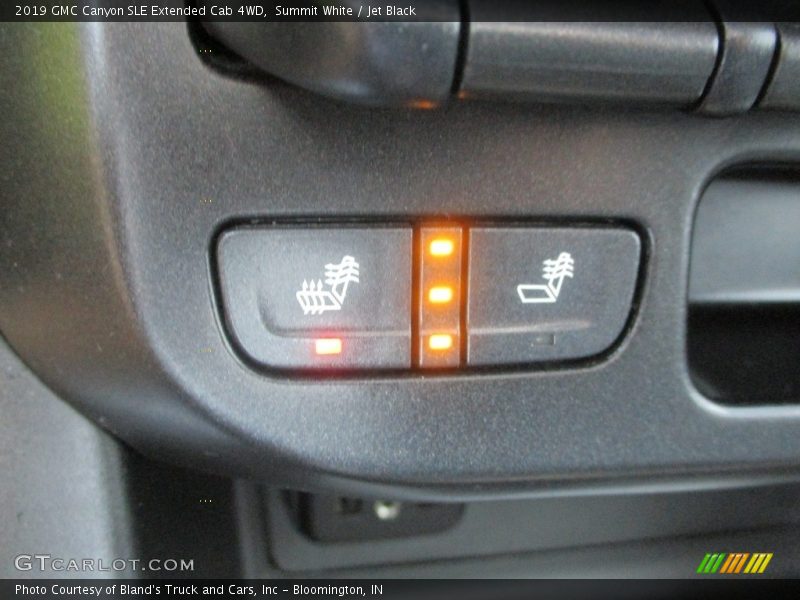 Summit White / Jet Black 2019 GMC Canyon SLE Extended Cab 4WD