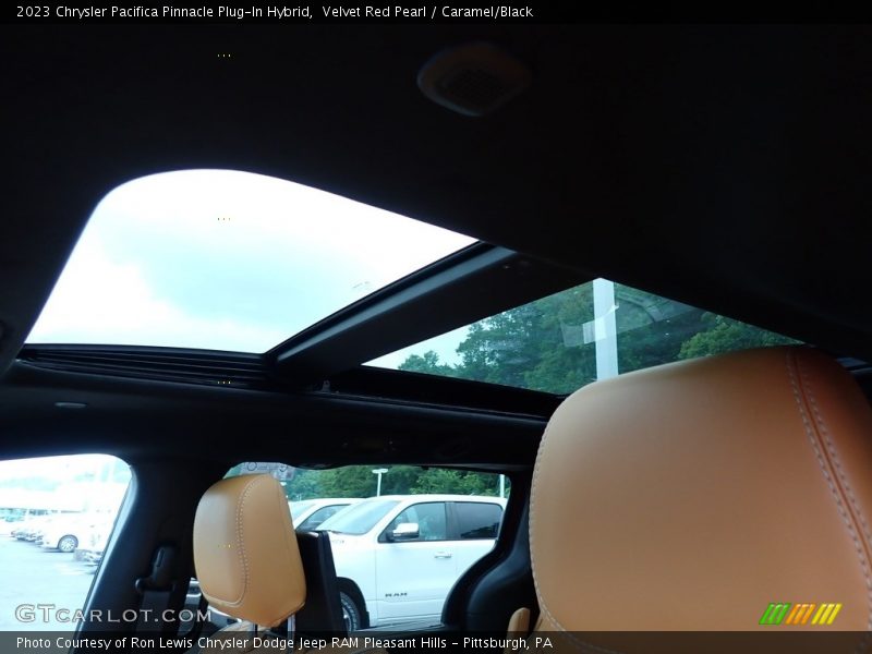 Velvet Red Pearl / Caramel/Black 2023 Chrysler Pacifica Pinnacle Plug-In Hybrid