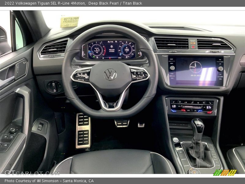Dashboard of 2022 Tiguan SEL R-Line 4Motion